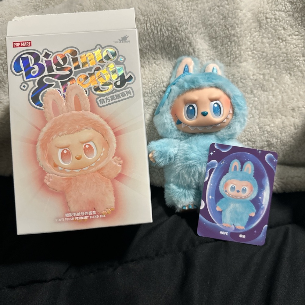 Hope Big Into Energy labubus